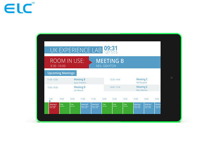 10 планшет андроида экрана дюйма A+ с Адвокатурой POE СИД светлой и nFC для системы конференции резервируя и записывая