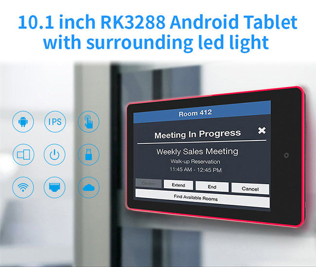 дисплей Signage цифров конференц-зала 10.1inch RK3288 для конференц-зала