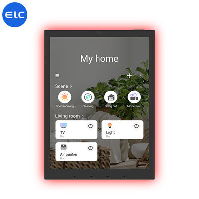 RJ45 с POE Smart Home Tablet 10-точечная емкостная сенсорная панель с материей Zigbee