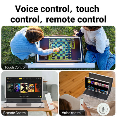С сенсорным экраном портативный ELC PackGo 27 дюймовый смарт-телевизор Wifi Outdoor Live Briefcase TV