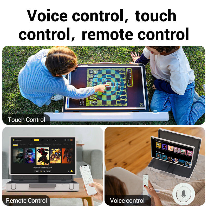 С сенсорным экраном портативный ELC PackGo 27 дюймовый смарт-телевизор Wifi Outdoor Live Briefcase TV