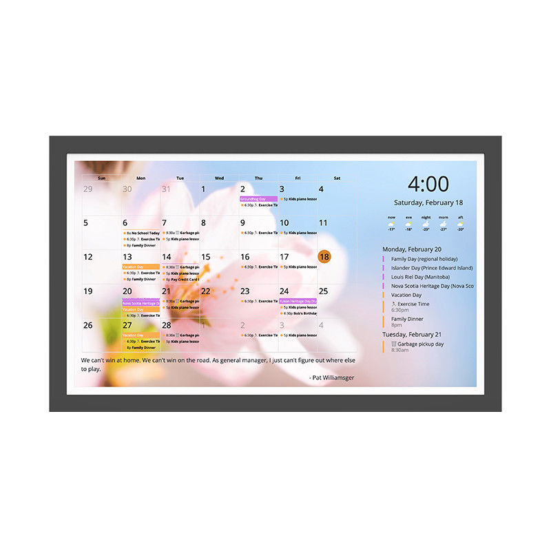 32' Android Tablet WiFi 6 Ультра узкий кадр для умного домашнего цифрового календаря