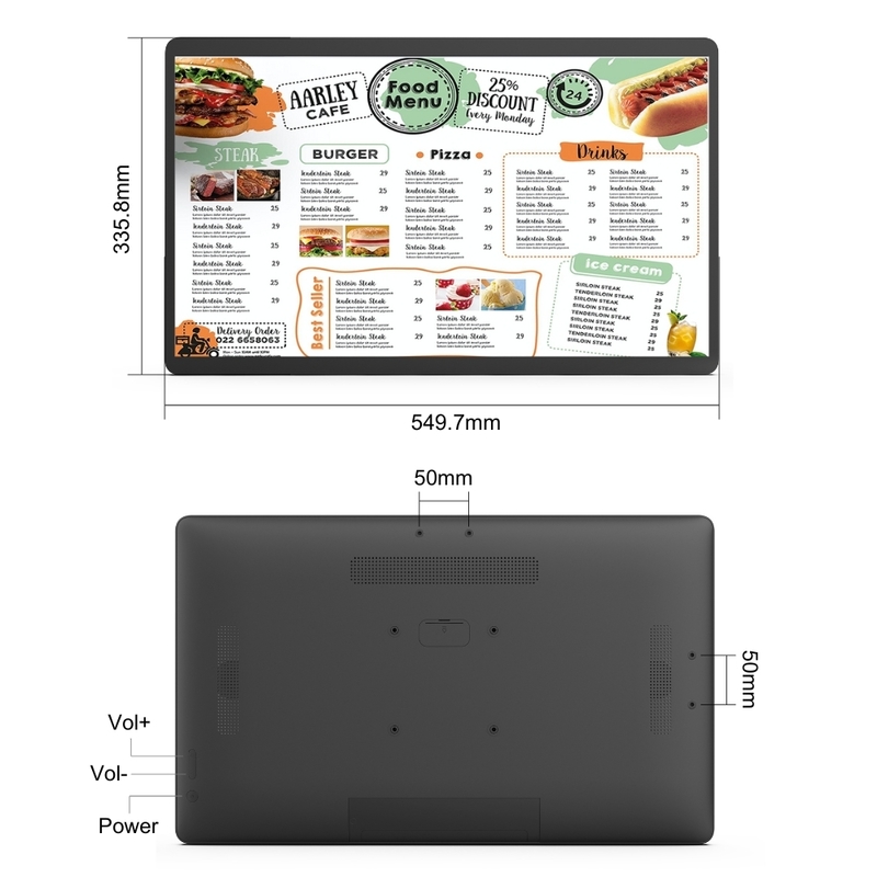 Интерактивный сенсорный экран для кухни, цифровая вывеска KDS System, POS-система, настенный кухонный дисплей