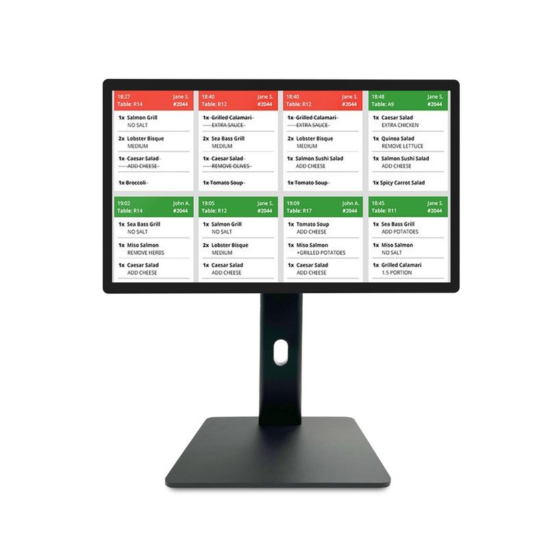 21.5" Android11 Цифровой сенсорный экран для рекламы с RK3568 2+16 ГБ USB RJ45 WiFi Kds Pos Кухонный дисплей Kds Screen с подставкой