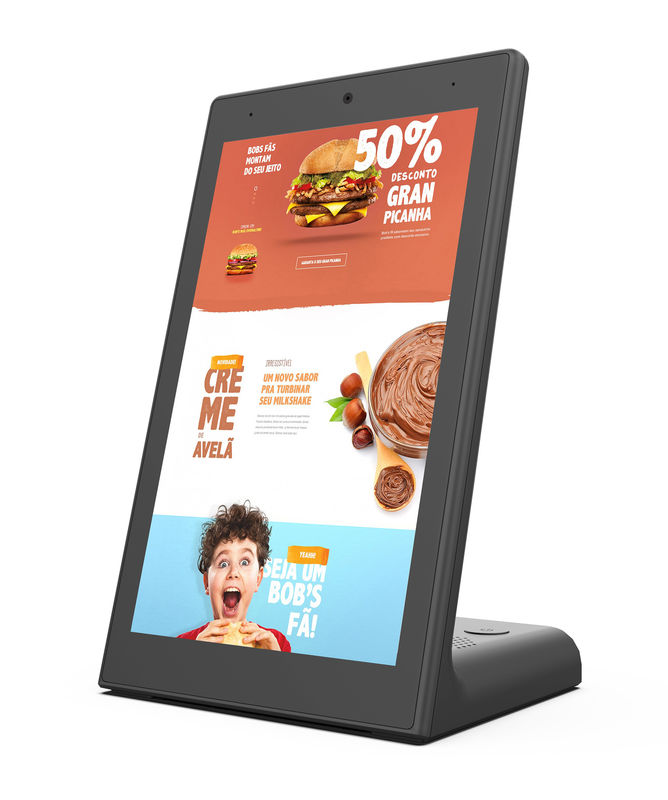 Планшет l ресторана обратной связи с клиентом RK3399 NFC приказывая формирует панель LCD 8 дюймов
