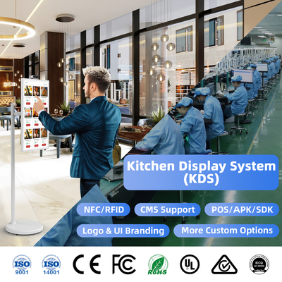 OEM/ODM Настройка RK3588S2/RK3588 Android 13 24 дюймовые экраны цифровой вывески на полу
