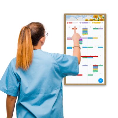 RK3576 Цифровой План семьи Android 14 Бесплатное программное обеспечение 24 дюйма 32 дюйма Цифровой инцелл сенсорный экран Умный календарь