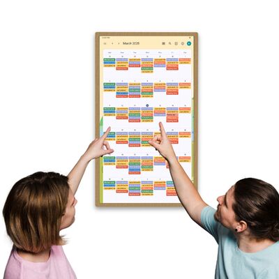Умный цифровой семейный календарь для стены онлайн месячный планировщик электронный календарь для холодильника